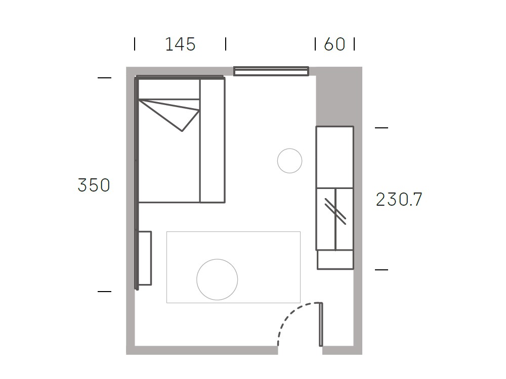 Cama con panel luz led Stay Young 20 de Antaix - 5