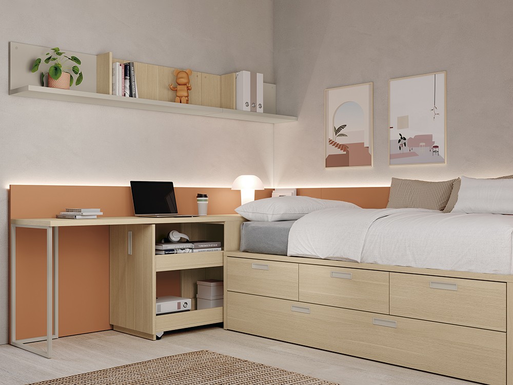 Cama compacta con arrastre Stay Young 27 de Antaix - 3