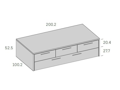 Cama compacta con arrastre Stay Young 27 de Antaix - 6
