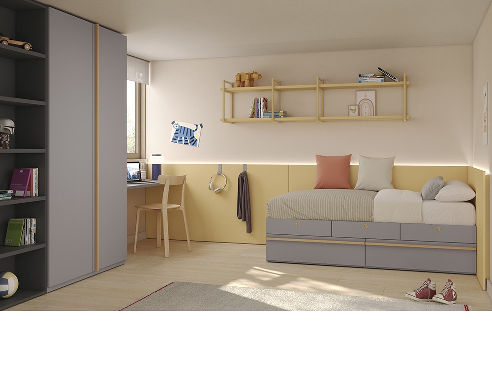 Cama compacta con arrastre Stay Young 28 de Antaix - 5