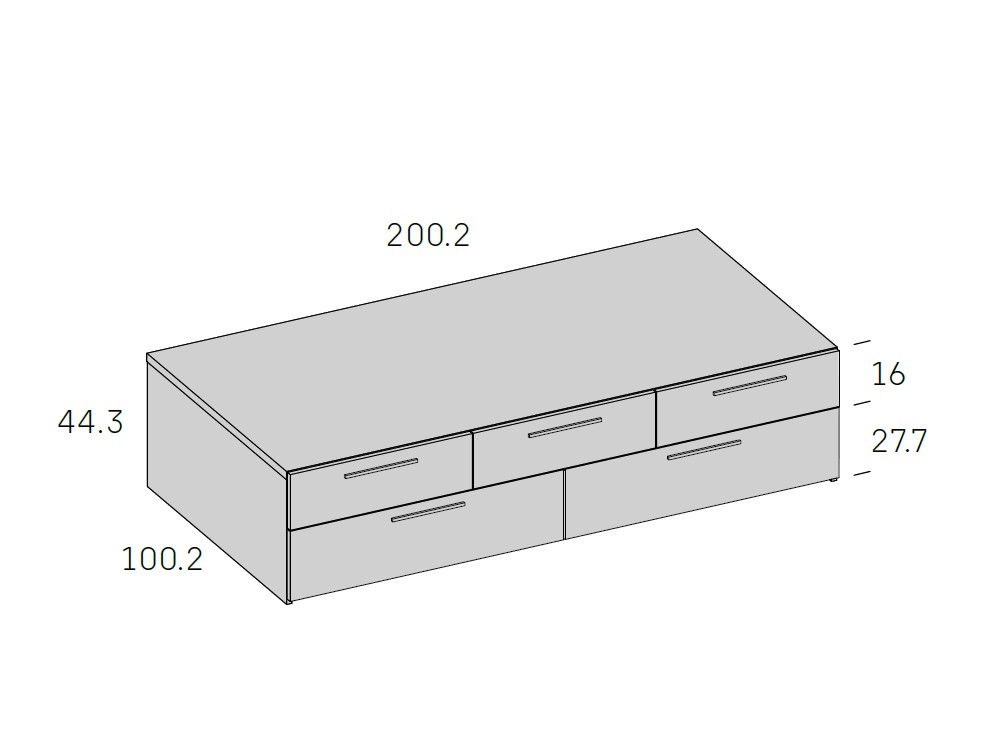 Cama compacta con arrastre Stay Young 28 de Antaix - 6