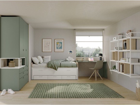 Cama compacta con arrastre Stay Young 29 de Antaix - 2