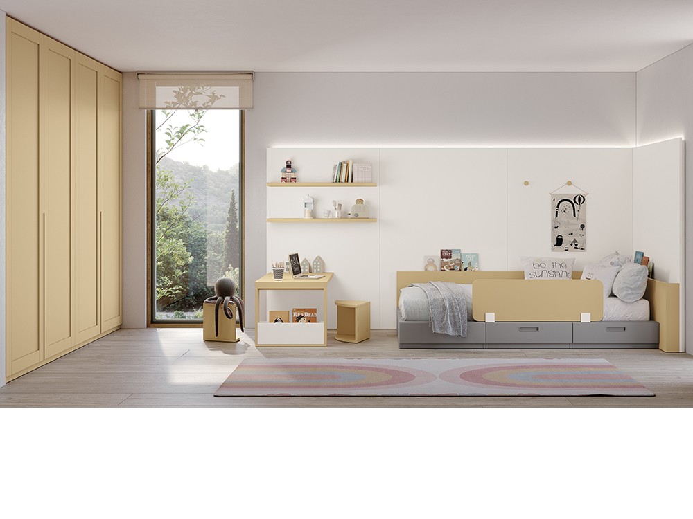 Cama compacta con cajones Stay Young 34 de Antaix - 5