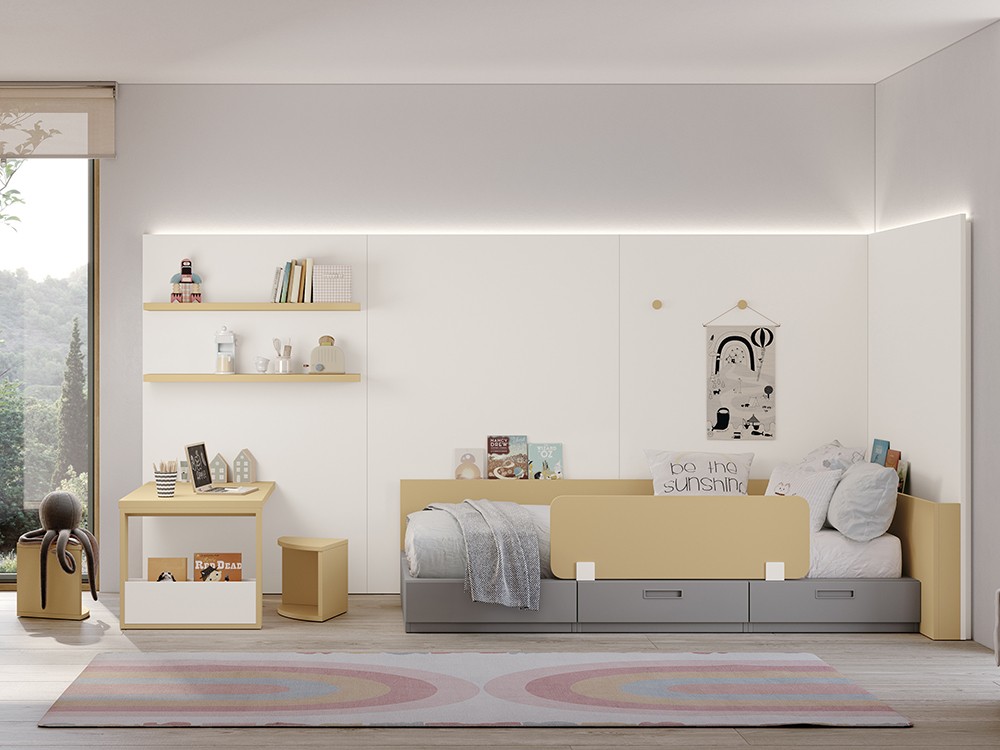 Cama compacta con cajones Stay Young 34 de Antaix - 2