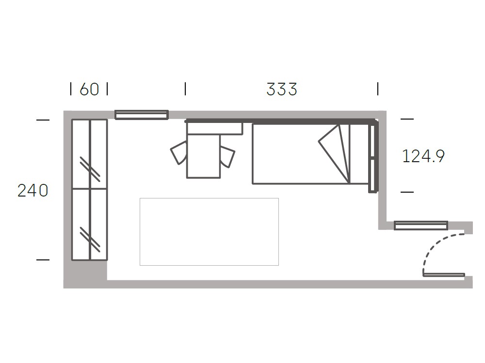 Cama compacta con cajones Stay Young 34 de Antaix - 7