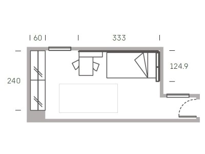 Cama compacta con cajones Stay Young 34 de Antaix - 7