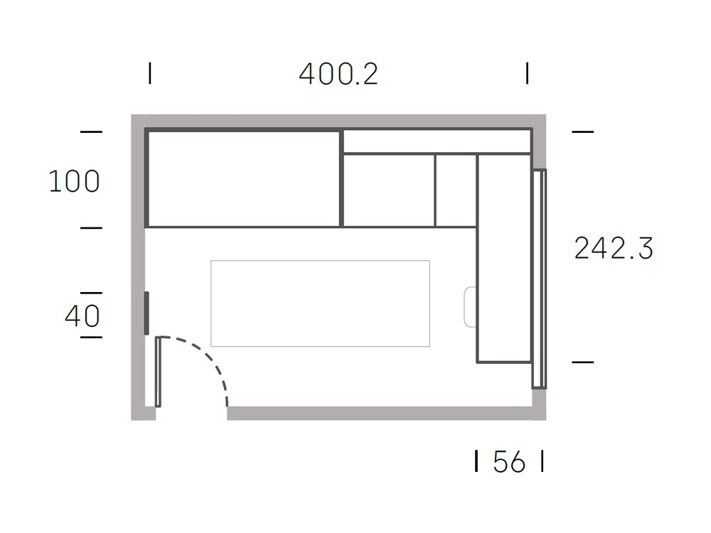 Dormitorio con tren Block Stay Young 35 de Antaix - 8