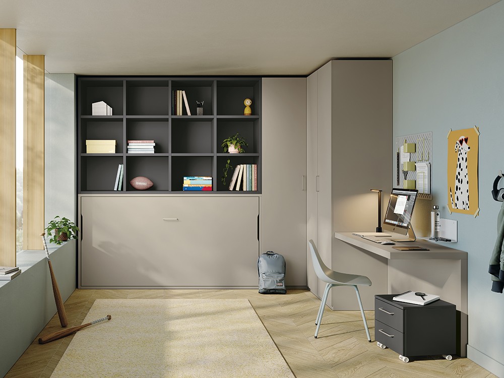 Cama abatible horizontal 90cm Stay Young 37 de Antaix - 12