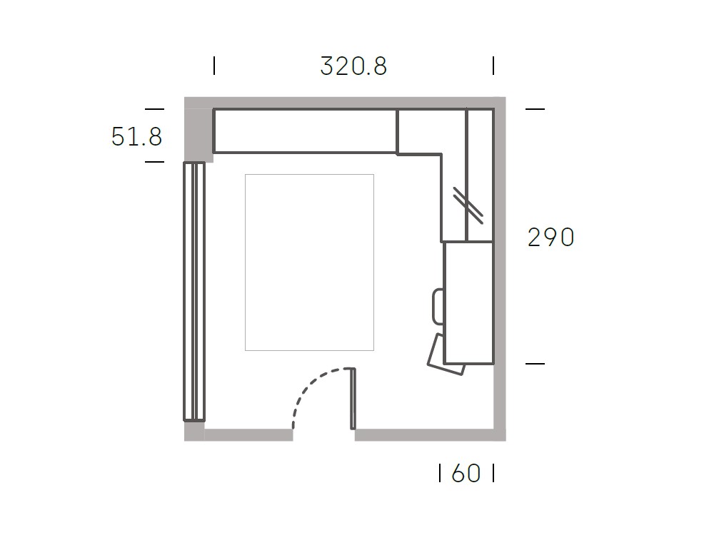 Cama abatible horizontal 90cm Stay Young 37 de Antaix - 14