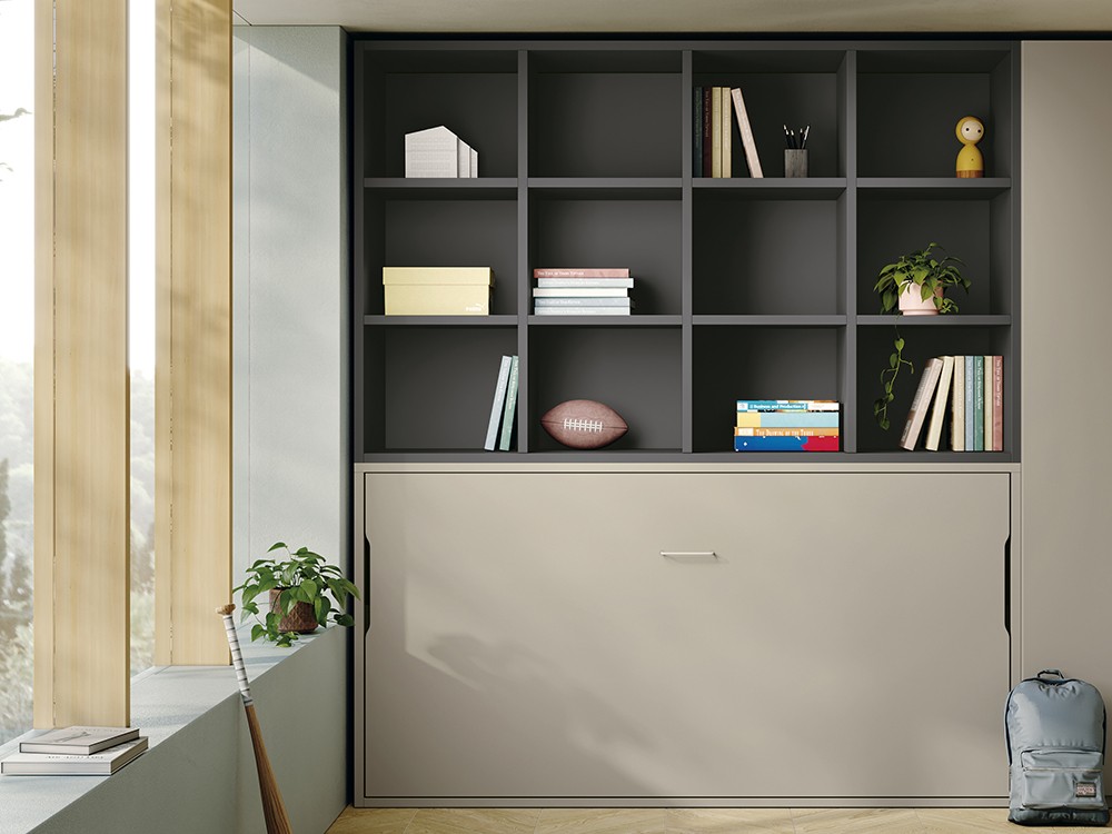 Cama abatible horizontal 90cm Stay Young 37 de Antaix - 1