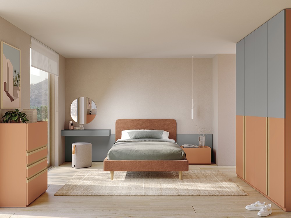 Cama tapizada Nett Stay Young 50 de Antaix - 1