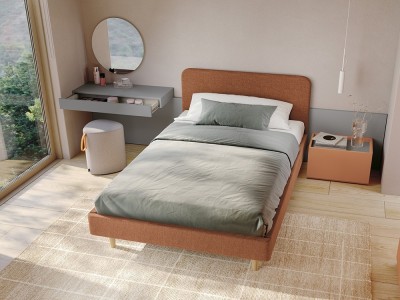 Cama tapizada Nett Stay Young 50 de Antaix - 2