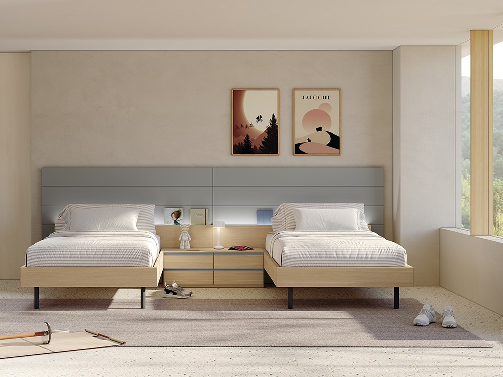 Dormitorio con dos camas Stay Young 51 de Antaix - 1