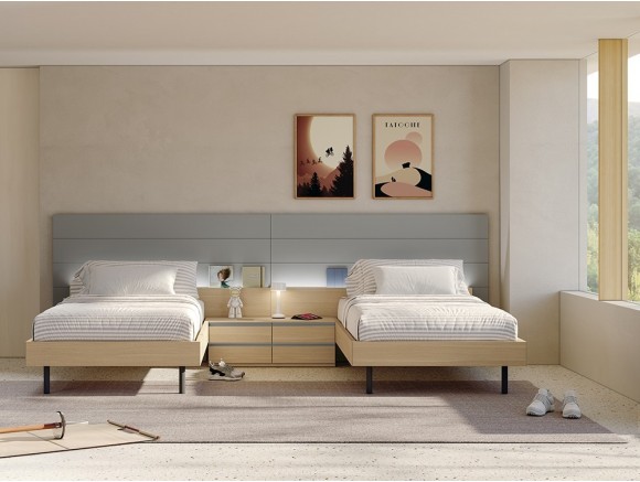 Dormitorio con dos camas Stay Young 51 de Antaix - 1