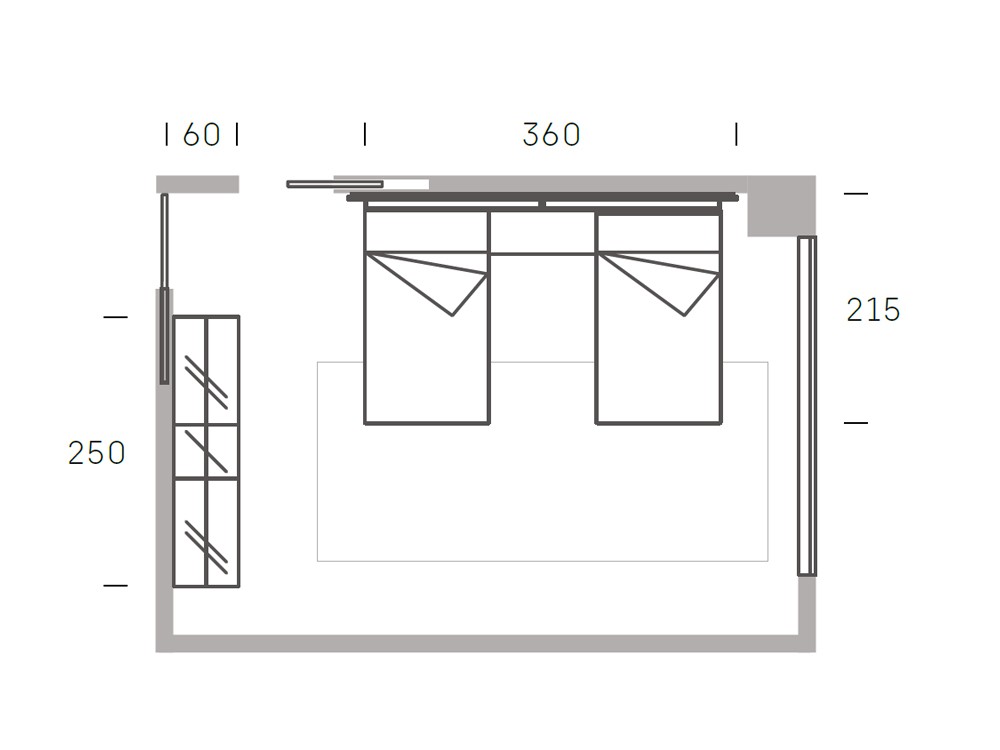 Dormitorio con dos camas Stay Young 51 de Antaix - 5