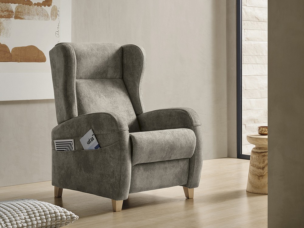 Sillón relax manual o elevador de ancho reducido Alexa de Mopal - 1