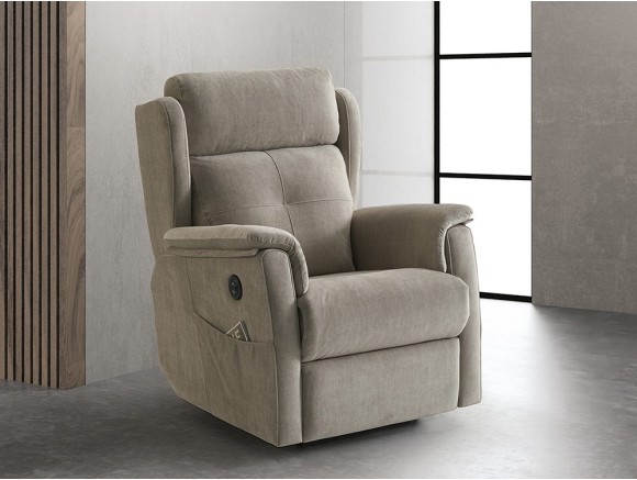 Sillón relax pared "0" palanca, motorizado o elevable Milán de Mopal - 1