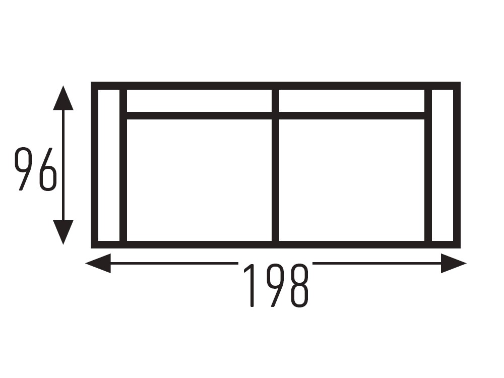 Sofá cama de apertura italiana con colchón de 14 cm Grecia de Mopal - 6