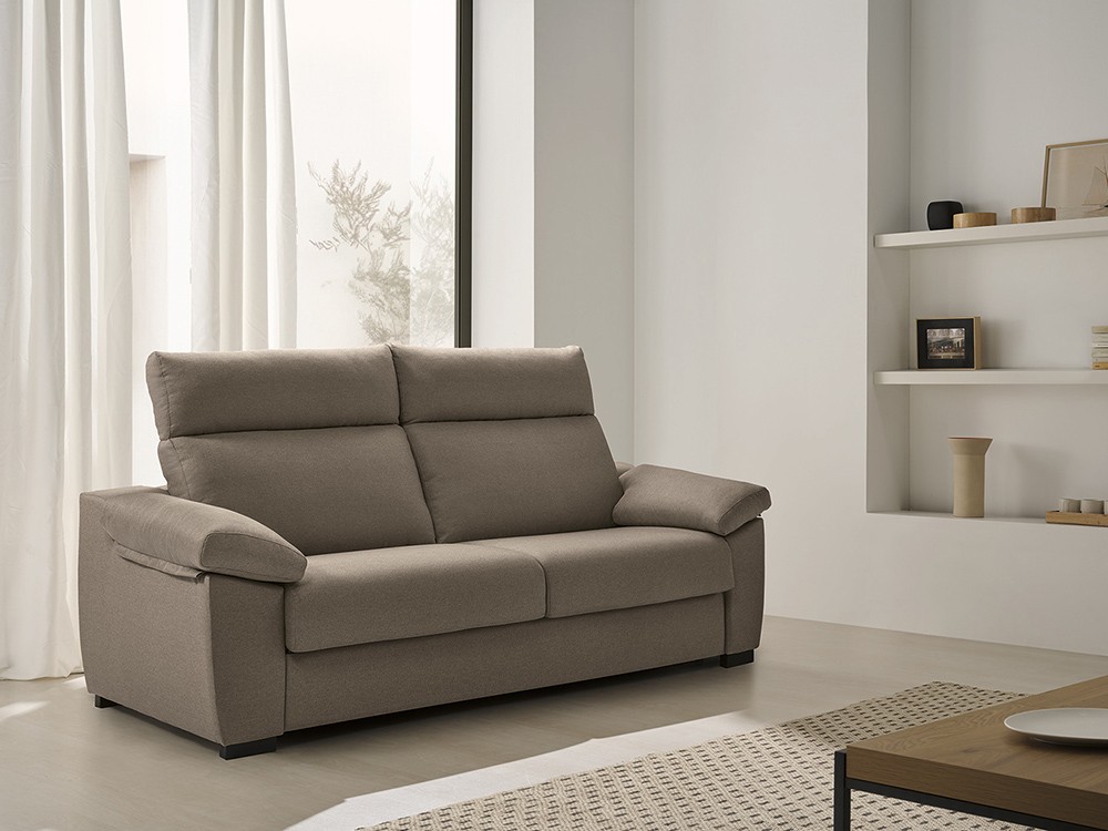 Sofá cama con sistema italiano de apertura y colchón de 14 cm Ítalo de Mopal - 1