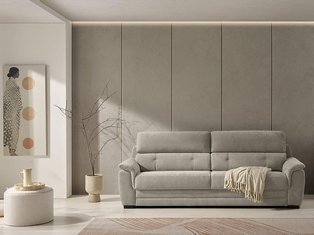 Sofá cama de apertura italiana con colchón de 18cm Vigo de Mopal - 1