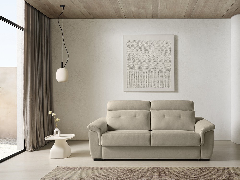 Sofá cama de apertura italiana con colchón de 18cm de grosor Zaira de Mopal - 1