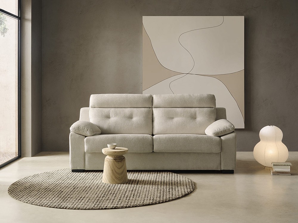 Sofá cama de apertura italiana con colchón de 18cm de grosor Triana de Mopal - 1