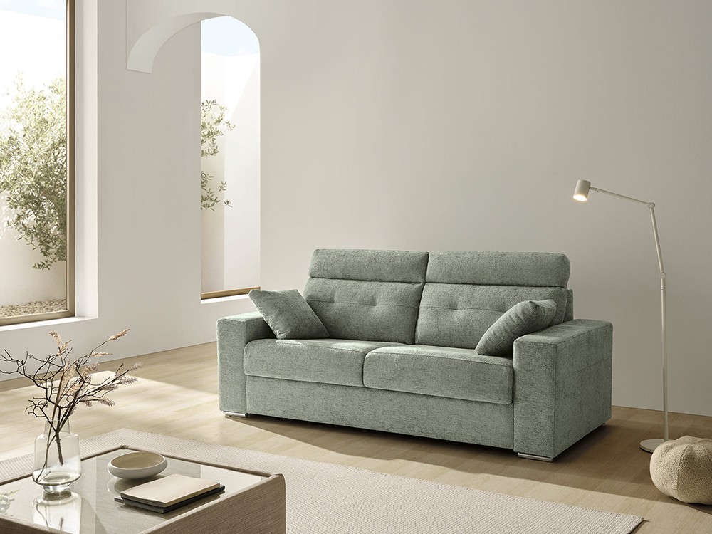Sofá cama de apertura italiana con colchón de 18cm de grosor Olivia de Mopal - 1