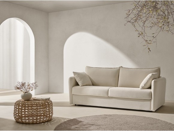 Sofá cama de apertura italiana con colchón de 18cm de grosor Chanel de Mopal - 1