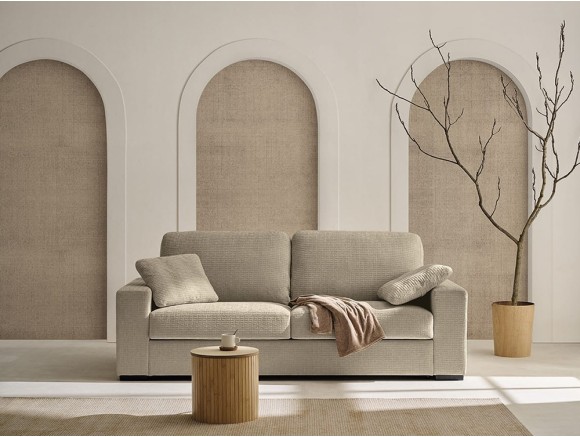 Sofá cama de apertura italiana con colchón de 16cm de grosor Bari de Mopal - 1