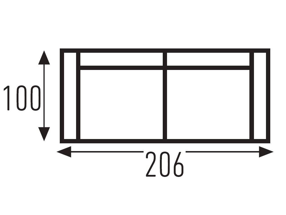 Sofá cama de apertura italiana con colchón de 16cm de grosor Bari de Mopal - 8