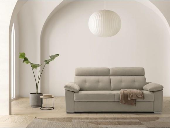 Sofá cama de apertura italiana con colchón de 16cm de grosor Nerea de Mopal - 1