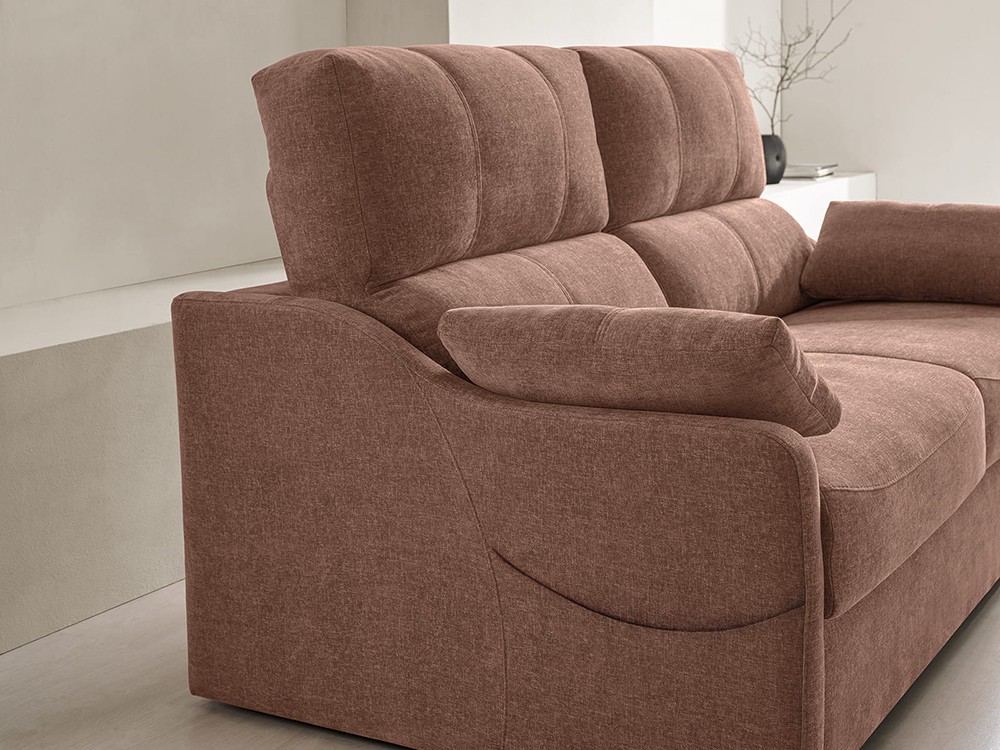 Sofá cama de ancho reducido de apertura italiana con colchón de 16cm de grosor Rhin de Mopal - 5