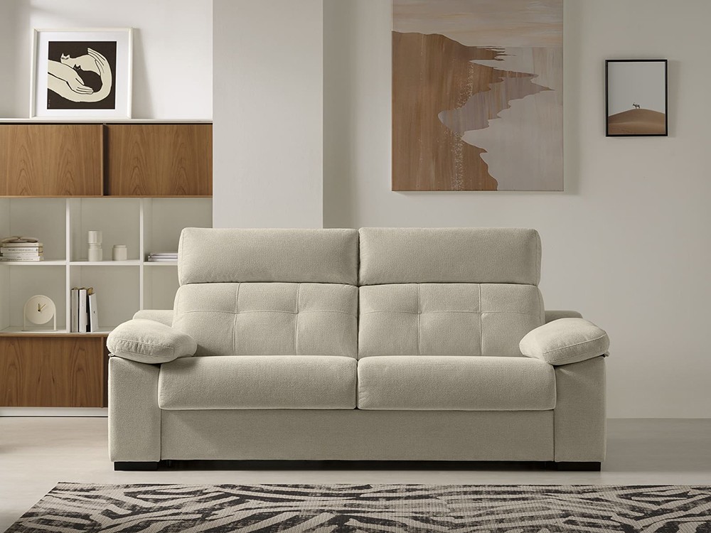 Sofá cama de apertura italiana con colchón de 14cm de grosor Kata de Mopal - 1