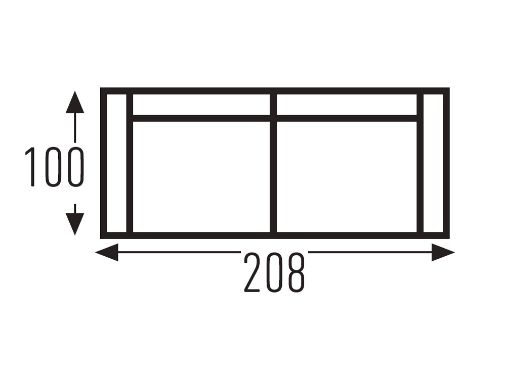 Sofá cama de apertura italiana con colchón de 14cm de grosor Kata de Mopal - 5