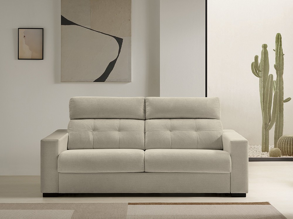 Sofá cama de apertura italiana con colchón de 14cm de grosor Aroa de Mopal - 1