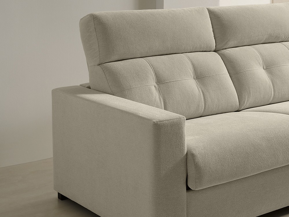 Sofá cama de apertura italiana con colchón de 14cm de grosor Aroa de Mopal - 5