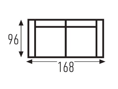 Sofá cama de apertura italiana con colchón de 14cm de grosor Dante de Mopal - 6
