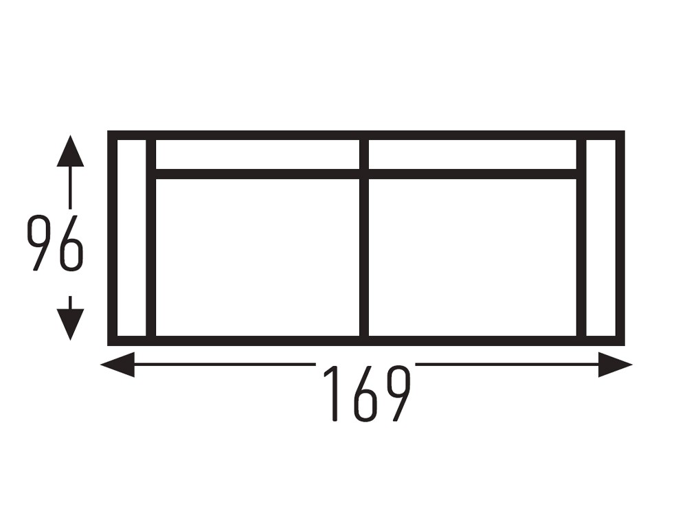 Sofá cama de ancho reducido de apertura italiana con colchón de 14cm de grosor Mini de Mopal - 8