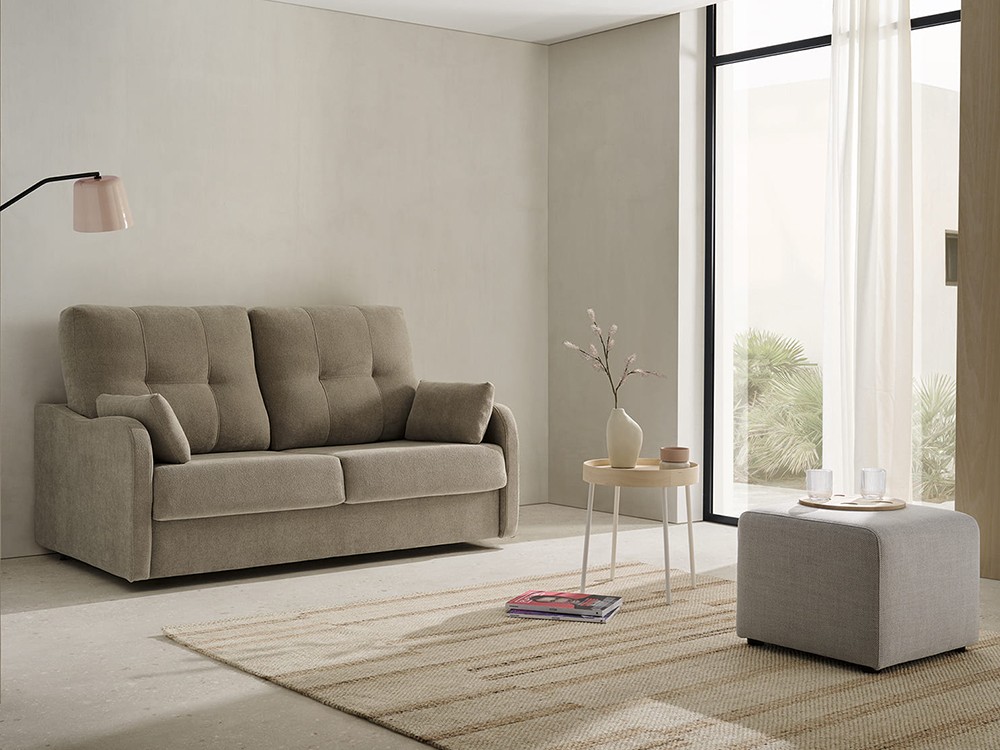 Sofá cama de ancho reducido de apertura italiana con colchón de 14cm de grosor Mini de Mopal - 1