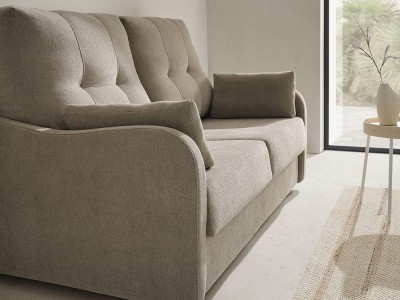 Sofá cama de ancho reducido de apertura italiana con colchón de 14cm de grosor Mini de Mopal - 5