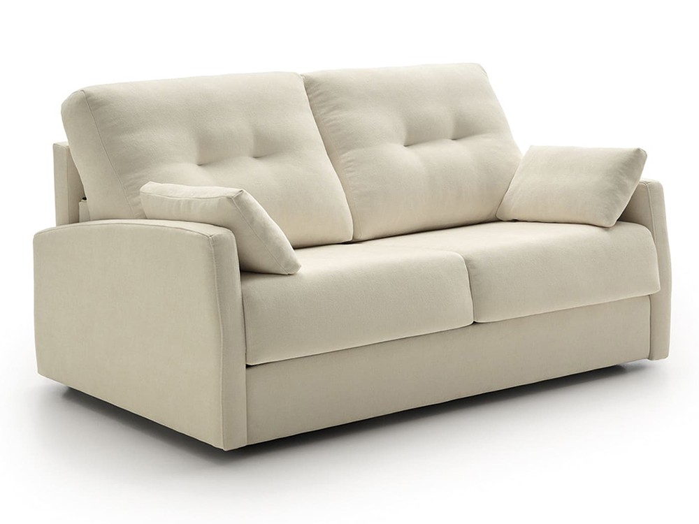 Sofá cama de ancho reducido con sistema de apertura semi-italiano y colchón de 12cm de grosor Dana de Mopal - 3