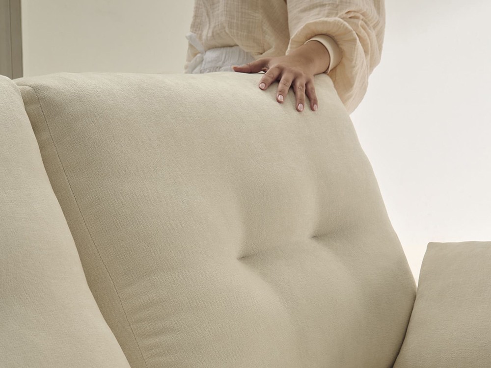 Sofá cama de ancho reducido con sistema de apertura semi-italiano y colchón de 12cm de grosor Dana de Mopal - 6