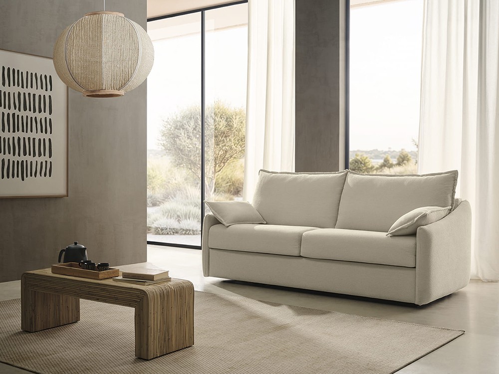 Sofá cama de apertura italiana con colchón de 16cm de grosor Tania de Mopal - 1