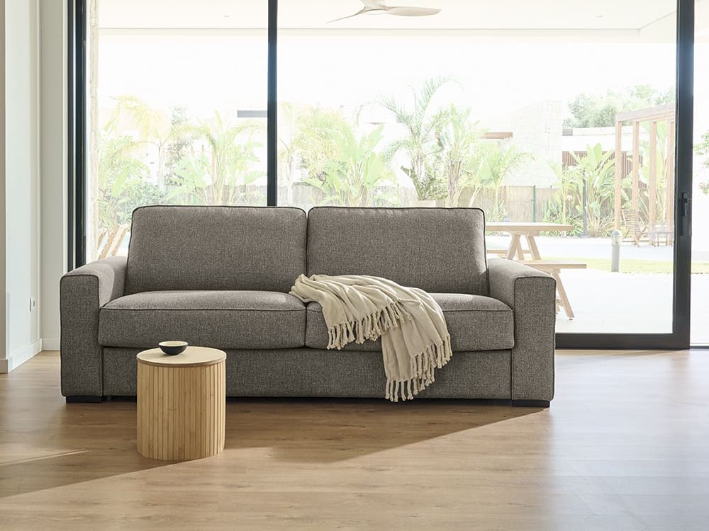 Sofá cama de apertura italiana y colchón de 18cm de grosor Dunia de Mopal - 1