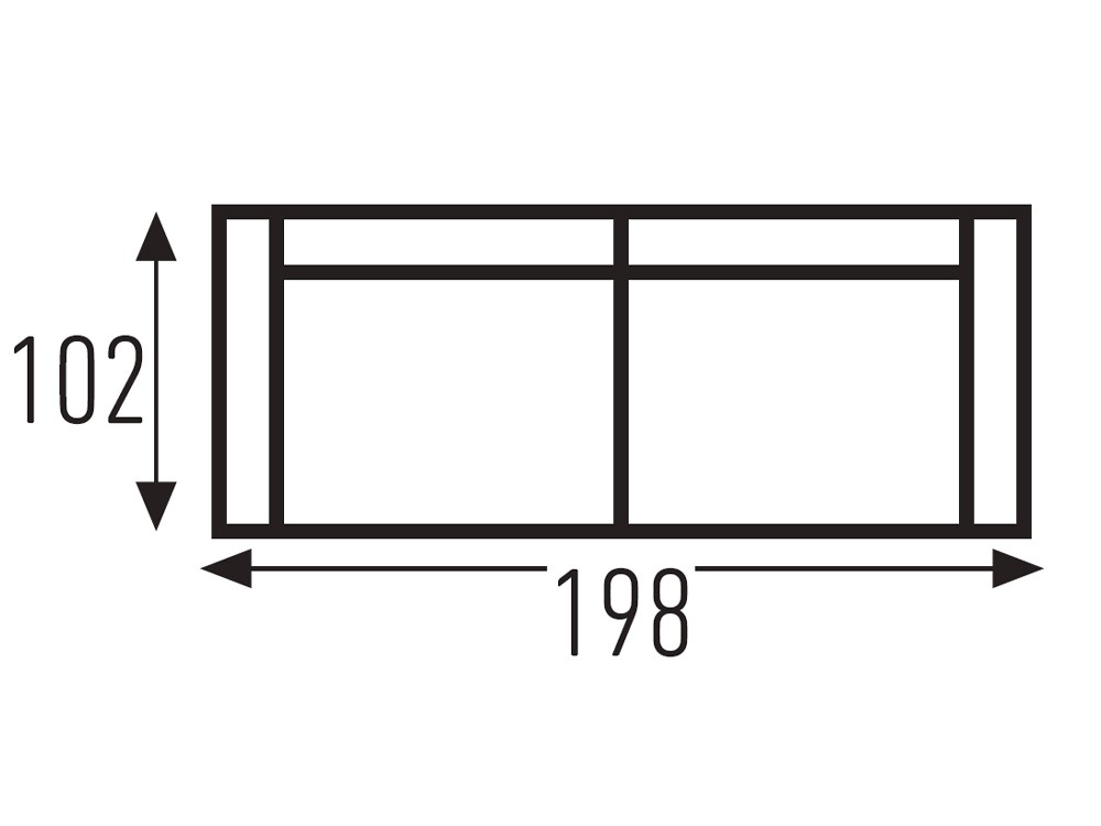 Sofá cama de apertura italiana con colchón de 16cm de grosor Hugo de Mopal - 8