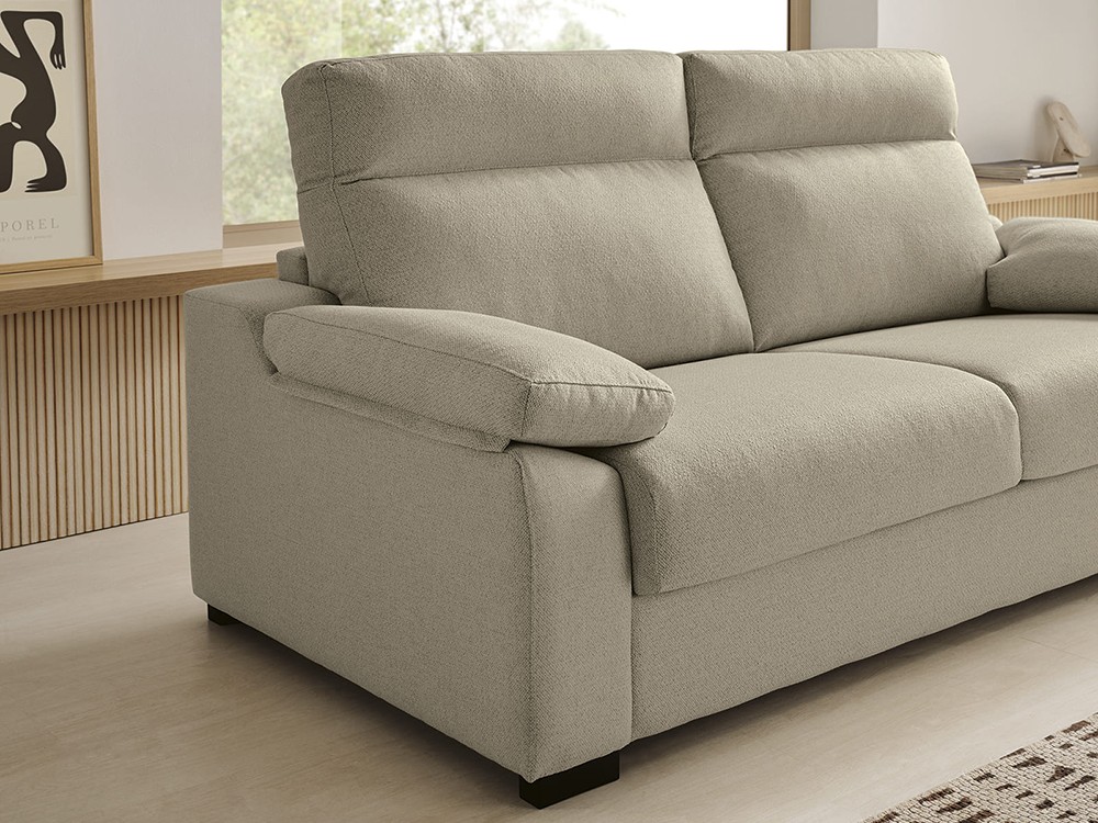 Sofá cama de apertura italiana con colchón de 15cm de grosor Tempo de Mopal - 4