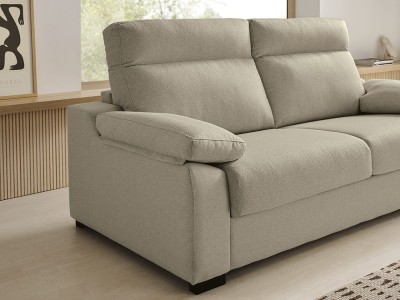 Sofá cama de apertura italiana con colchón de 15cm de grosor Tempo de Mopal - 4