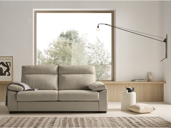 Sofá cama de apertura italiana con colchón de 15cm de grosor Tempo de Mopal - 1