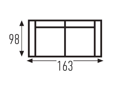 Sofá cama de apertura italiana con colchón de 15cm de grosor Tempo de Mopal - 5