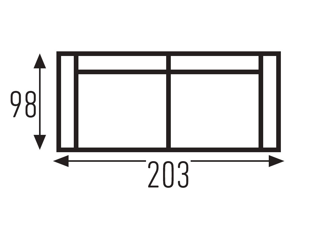 Sofá cama de apertura italiana con colchón de 15cm de grosor Tempo de Mopal - 6